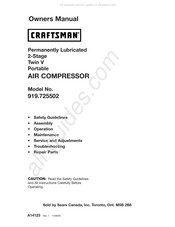 Craftsman 919.725502 Mode D'emploi