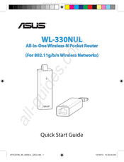 Asus WL-330NUL Guide De Démarrage Rapide