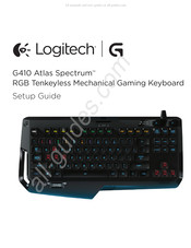 Logitech G410 Atlas Spectrum Guide D'installation