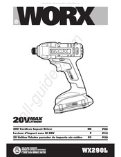 Worx WX290L Mode D'emploi