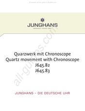 Junghans J645.82 Mode D'emploi