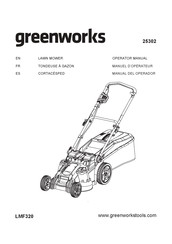GreenWorks 25302 Manuel D'opérateur