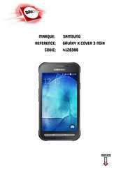 Samsung GALAXY X COVER 3 NOIR Mode D'emploi
