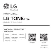 LG TONE Free TONE-DFP8 Utilisation