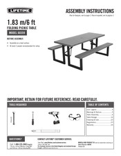 Lifetime 60359 Instructions D'assemblage