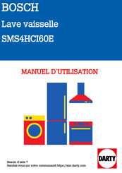 Bosch SMS4HCI60E Notice D'utilisation