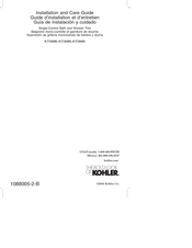 Kohler K-T18488 Guide D'installation Et D'entretien