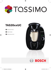 Bosch Tassimo TAS 20 UC Série Mode D'emploi