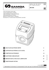 Samoa 366 060 Guide D'instructions Et Pièces De Rechange