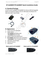 Qstarz BT-Q1000XT Guide D'installation Rapide