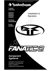Rockford Fosgate Systems FNQ3514 Instructions D'installation