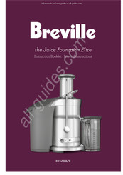 Breville 800JEXL/B Livret D'instructions