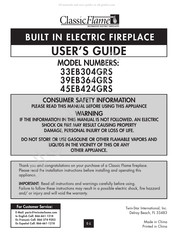 ClassicFlame 33EB304GRS Guide De L'utilisateur