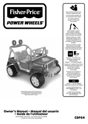 Fisher-Price POWER WHEELS CBF64 Guide De L'utilisateur