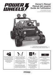 Power Wheels FFR92 Guide De L'utilisateur