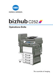 Konica Minolta Bizhub C252 Mode D'emploi