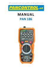 PANCONTROL PAN 186 Manuel D'instructions