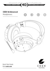 CEEK 4d Advanced Guide De Démarrage Rapide