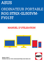 Asus ROG STRIX-GL503VMFY013T Manuel D'utilisation