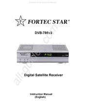Fortec Star DVB-786v3 Mode D'emploi