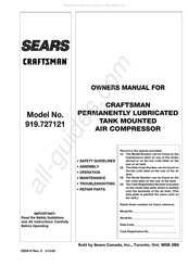 Craftsman SEARS 919.727121 Guide De L'utilisateur