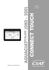 CIAT Connect Touch Manuel D'instructions