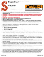 Summit Treestands SU82098 Instructions D'installation