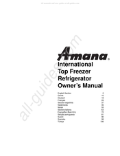 Amana TR521VE Manuel D'utilisation Et D'entretien