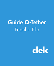 Clek Q-Tether Instructions D'installation
