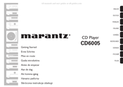 Marantz CD6005 Mise En Route