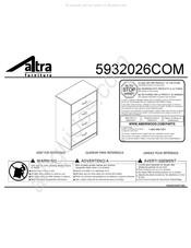 Altra Furniture 5932026COM Instructions D'installation