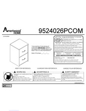 Ameriwood HOME 9524026PCOM Instructions De Montage