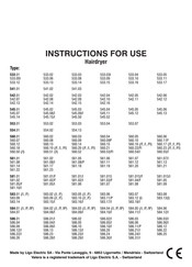 LiGo 586.10/I Instructions D'utilisation