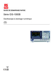 RS Pro IDS-1000B Guide De Démarrage Rapide