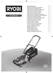 Ryobi RLM36X40 Traduction Des Instructions Originales