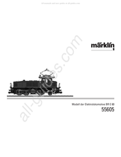 marklin E 60 Serie Mode D'emploi