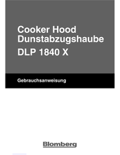 Blomberg DLP 1840 X Mode D'emploi