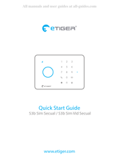 Etiger S3b Sim Secual Guide De Démarrage Rapide