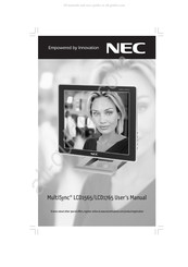 NEC MultiSync LCD1565 Mode D'emploi