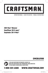 Craftsman CMCBL0100 Guide D'utilisation