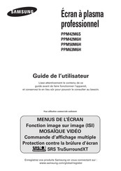 Samsung PPM63M6H Guide De L'utilisateur