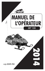 Arctic Cat ZR 120 2014 Manuel De L'opérateur