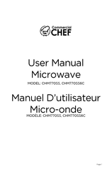 Commercial CHEF CHM770SS Manuel D'utilisateur