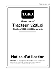 Toro Wheel Horse 73546 1998 Notice D'utilisation