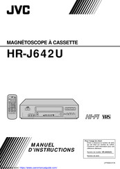 JVC HR-J642U Manuel D'instructions