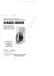 Black & Decker DE8 Guide D'entretien Et D'utilisation