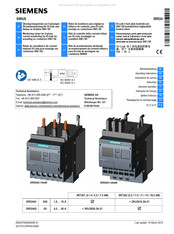 Siemens SIRIUS 3RR2442-1AA40 Instructions De Service