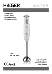 HAEGER Slim HB-30W.009B Mode D'emploi