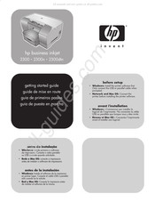 HP business inkjet 2300dtn Guide De Mise En Route