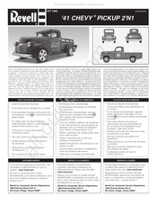 REVELL '41 CHEVY PICKUP 2'N1 Instructions De Montage